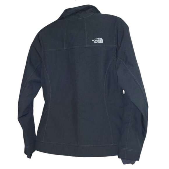 The North Face Jacket Women's Size Small Solid Black Lined Sherpa Full full zip - Picture 3 of 11
